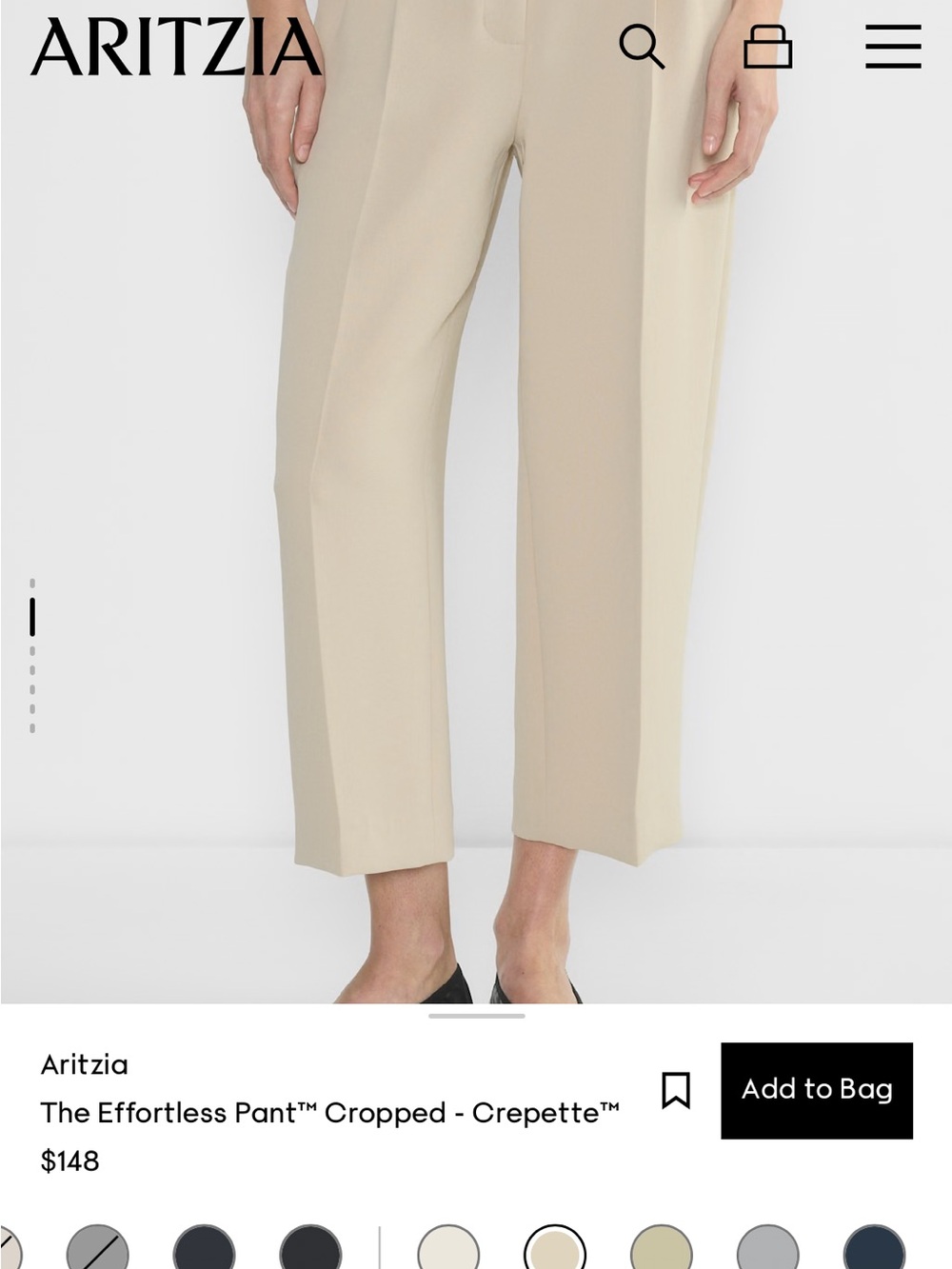 Aritzia The Effortless Pant